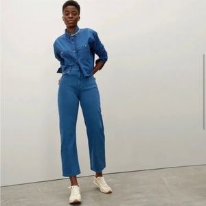 Everlane The Way-High Jean In Retro Blue Size 23